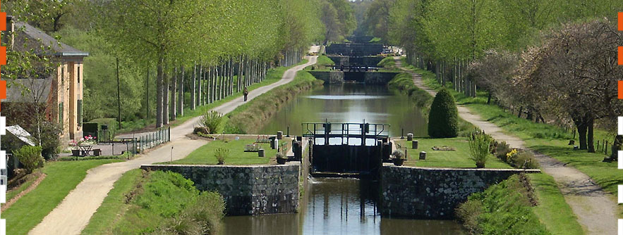 Les Onze écluses © Maison du canal d'Ille-et-Rance